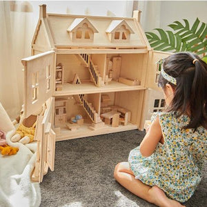 PlanToys Viktorianisches Puppenhaus | Puppenhaus | Beluga Kids