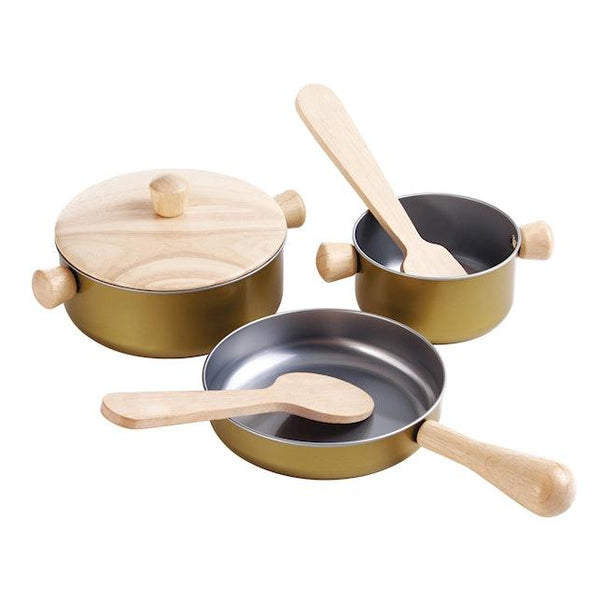 PlanToys Holz Pfannenset | Holzspielzeug | Beluga Kids