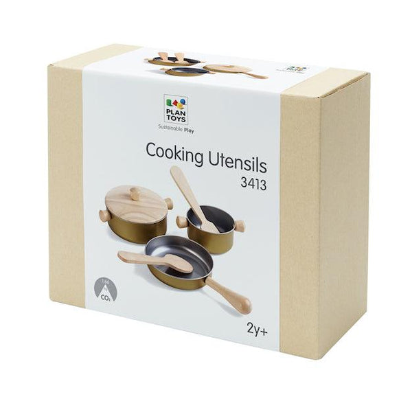 PlanToys Holz Pfannenset | Holzspielzeug | Beluga Kids