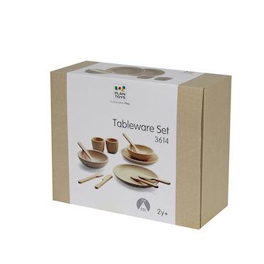 PlanToys Holz Geschirrset | Holzspielzeug | Beluga Kids