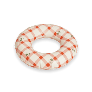 Garbo&Friends Schwimmring Gingham Sorrell Red Ø45 | Schwimmring | Beluga Kids