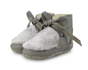 Donsje Felinci Babyschuhe Stone Nubuck | Winterstiefel | Beluga Kids