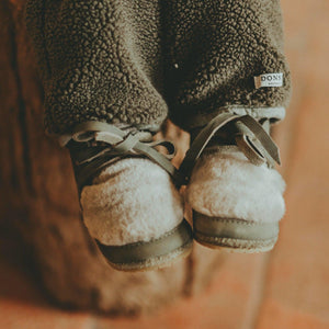 Donsje Felinci Babyschuhe Stone Nubuck | Winterstiefel | Beluga Kids