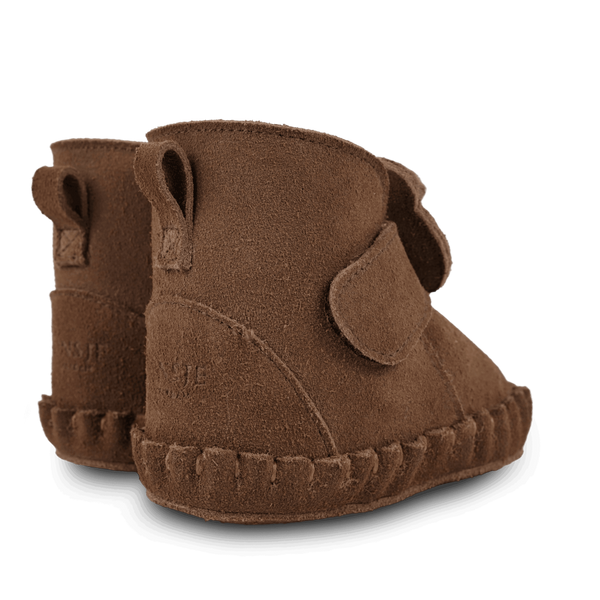 Bottines Pouty en peluche ours en peluche marron