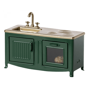 Maileg Küche Maus Dunkelgrün | Puppenhaus-Zubehör | Beluga Kids