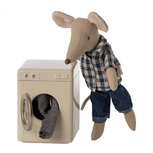 Maileg Waschmaschine Maus | Puppenhaus-Zubehör | Beluga Kids
