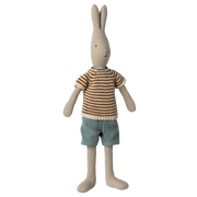 Chemise et short tricotés taille 3 avec lapin