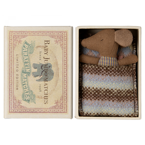 Maileg Baby-Maus in Streichholzschachtel Rose | Puppen, Spielkombinationen & Spielzeugfiguren | Beluga Kids