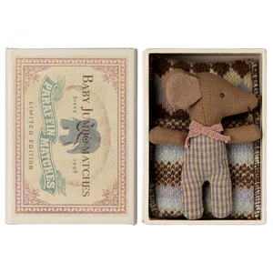 Maileg Baby-Maus in Streichholzschachtel Rose | Puppen, Spielkombinationen & Spielzeugfiguren | Beluga Kids