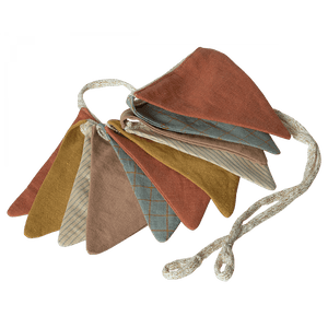 Maileg Leinen Girlande Multi | Girlande | Beluga Kids