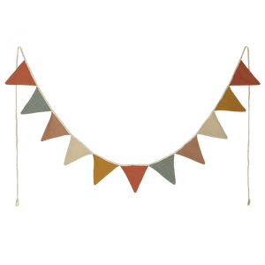 Maileg Leinen Girlande Multi | Girlande | Beluga Kids