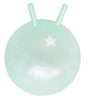 Hüpfball Glitzerblau