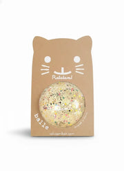 Glitzerball Katze Bunt (10 cm)