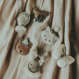 Donsje Tendo Haarspange Festive Bear | Haarschmuck | Beluga Kids