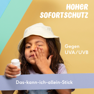 Naïf Care Sonnenschutzstick Parfümfrei Baby & Kind LSF50 - Beluga Kids