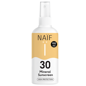Naïf Care Mineralisches Sonnenschutzspray Erwachsene LSF30 | Sonnencreme | Beluga Kids