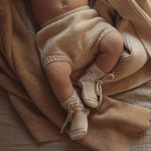 Hvid Booties Cream | Babyschuhe | Beluga Kids