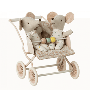 Maileg Kinderwagen Babymaus Rose | Puppenhaus-Zubehör | Beluga Kids