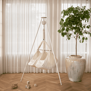 Moonboon Ökologische Zwillings-Federwiege Nature | Wiege | Beluga Kids