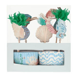 Meri Meri Mermaid Cupcake Set | Partydeko | Beluga Kids