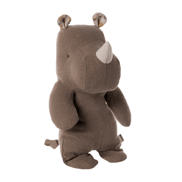 Maileg Safari-Freunde Nashorn S Schokolade | Kuscheltier | Beluga Kids