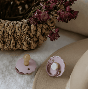 FRIGG 2-Pack Latex Schnuller Daisy Lavender Haze/Cream | Schnuller | Beluga Kids