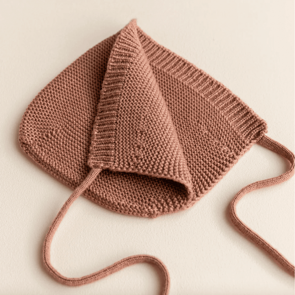 Hvid Bonnette Dolly Terracotta | Babymütze | Beluga Kids