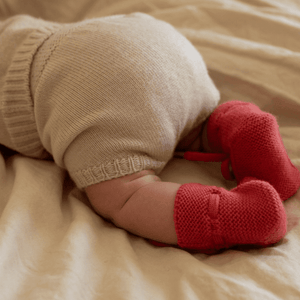 Hvid Booties Lollipop | Babyschuhe | Beluga Kids