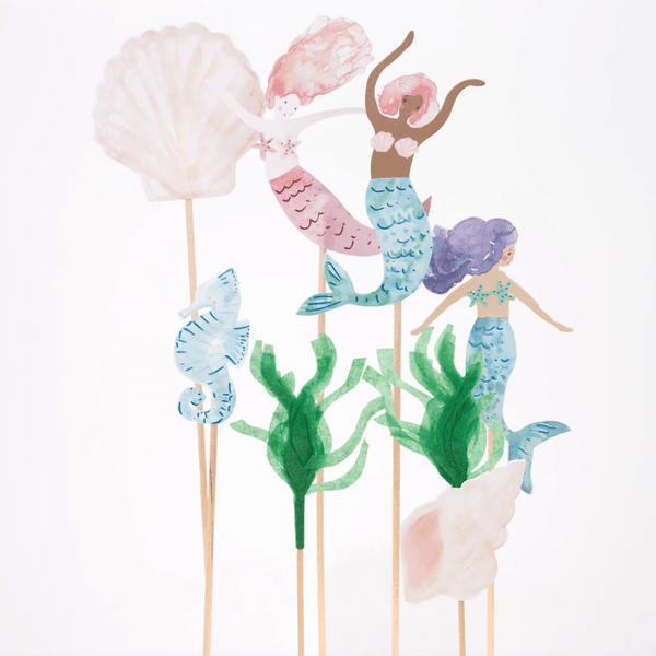 Meri Meri Mermaid Cake Toppers | Partydeko | Beluga Kids