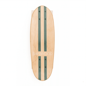 Banwood Skateboard Green Stripes | Skateboards | Beluga Kids