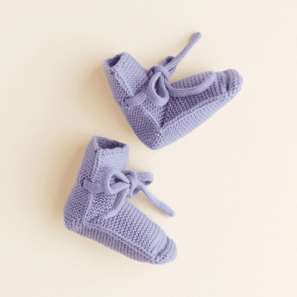 Hvid Booties Lilac | Babyschuhe | Beluga Kids