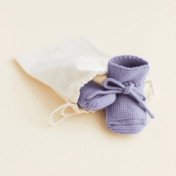 Hvid Booties Lilac | Babyschuhe | Beluga Kids