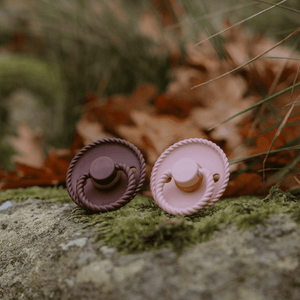 FRIGG 2-Pack Latex Schnuller Rope Blush/Cocoa | Schnuller | Beluga Kids