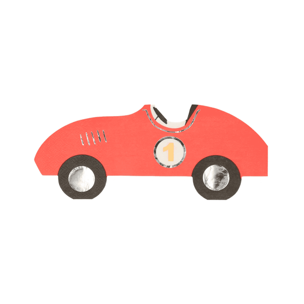 Meri Meri Rennauto Servietten (x16) | Partydeko | Beluga Kids