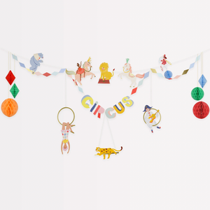 Meri Meri Zirkus Girlande | Partydeko | Beluga Kids