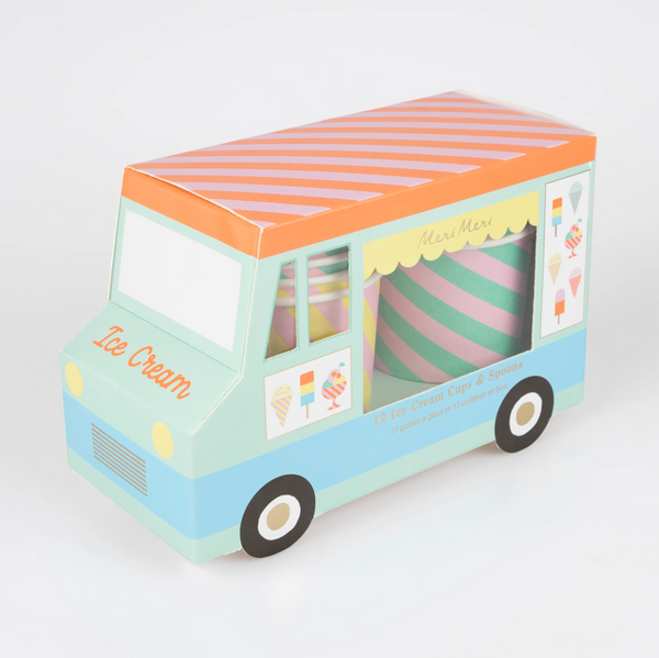 Bol et cuillère à glace (12x)