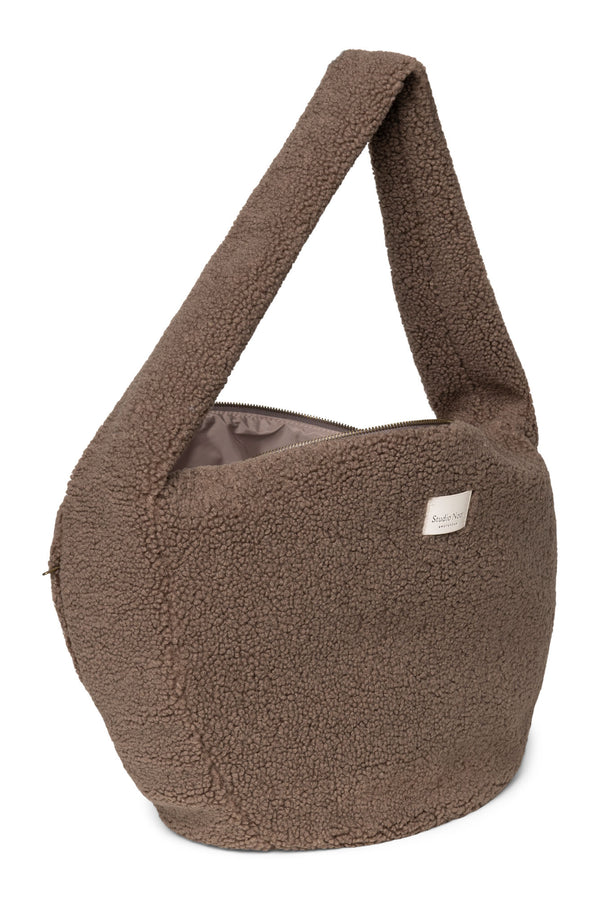 Brown Teddy Cross Body Bag