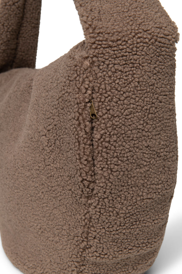 Brown Teddy Cross Body Bag