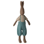 Lapin taille 3 marron / chemise et salopette