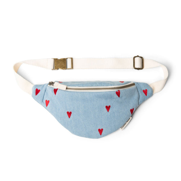 Denim Hearts Gürteltasche für Kinder