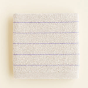 Hvid-Babydecke Harry Cream/Lilac-Beluga Kids