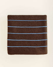 Babydecke Harry Dark Brown/Light Blue