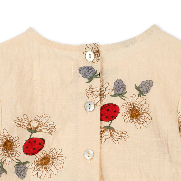 Konges Slojd Vida Body mit Puffärmel Ladybug | Kleid | Beluga Kids