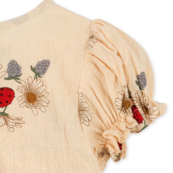 Konges Slojd Vida Body mit Puffärmel Ladybug | Kleid | Beluga Kids