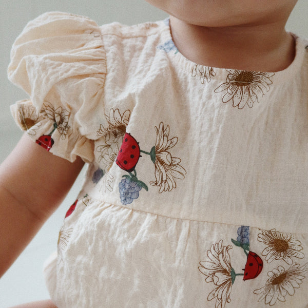 Konges Slojd Vida Body mit Puffärmel Ladybug | Kleid | Beluga Kids