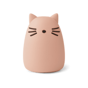 Winston Night Light Cat Rose