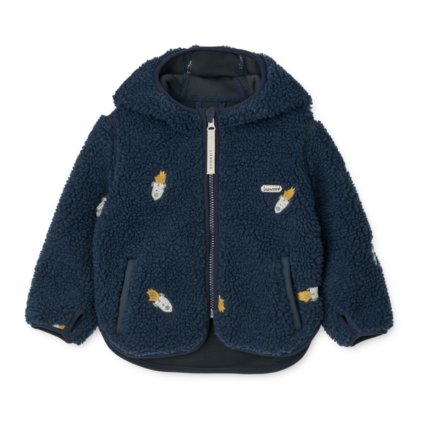 Veste Mara Pile avec oreilles Rocket Classic Navy