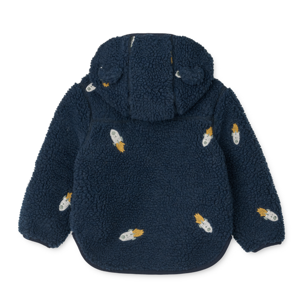 Veste Mara Pile avec oreilles Rocket Classic Navy