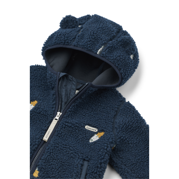 Veste Mara Pile avec oreilles Rocket Classic Navy