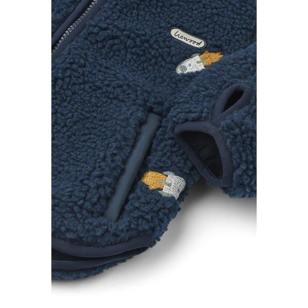 Veste Mara Pile avec oreilles Rocket Classic Navy